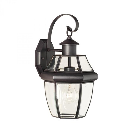 Thomas Heritage 1-Light Outdoor Wall Lantern in Painted Bronze SL942463